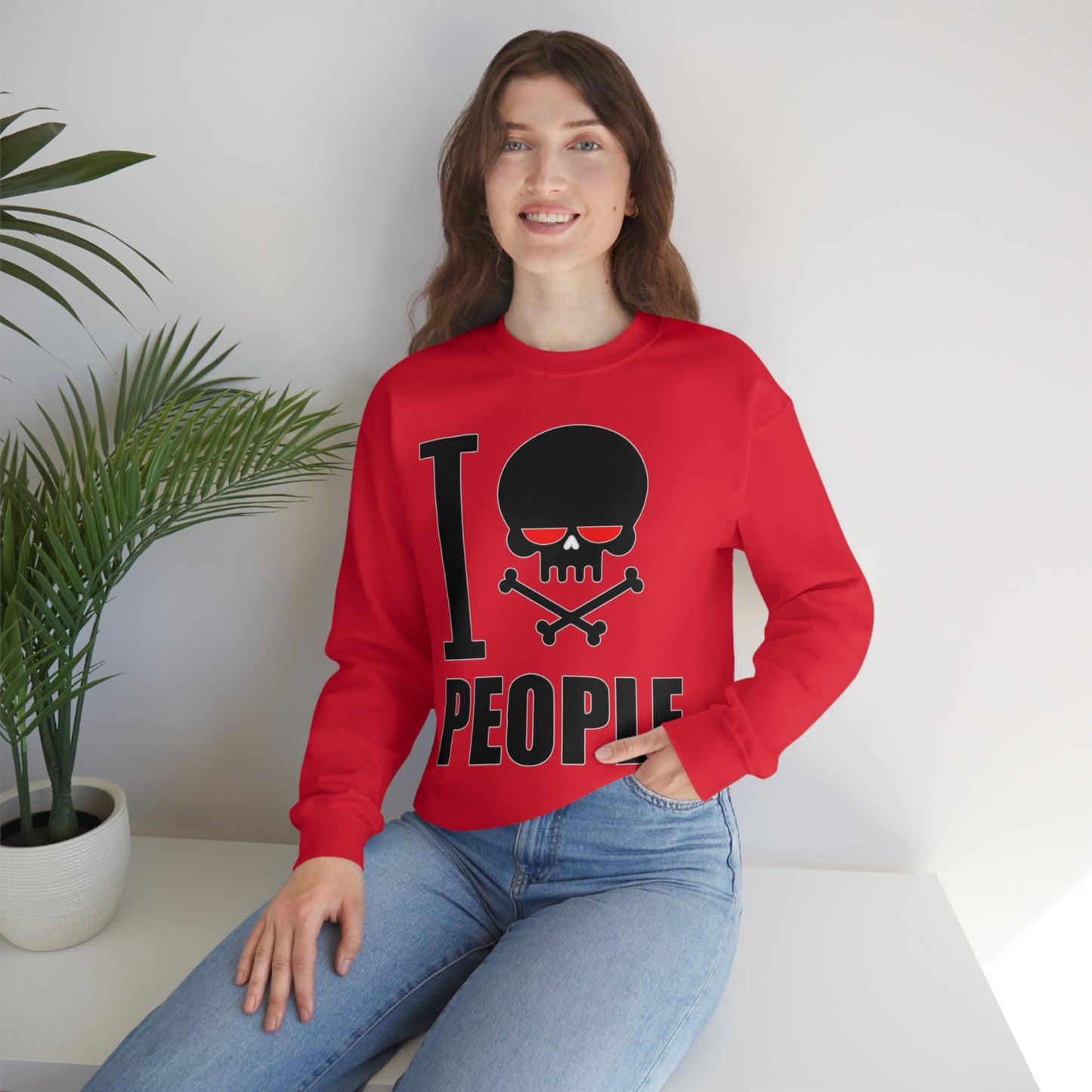 I hate people Crewneck Sweatshirt