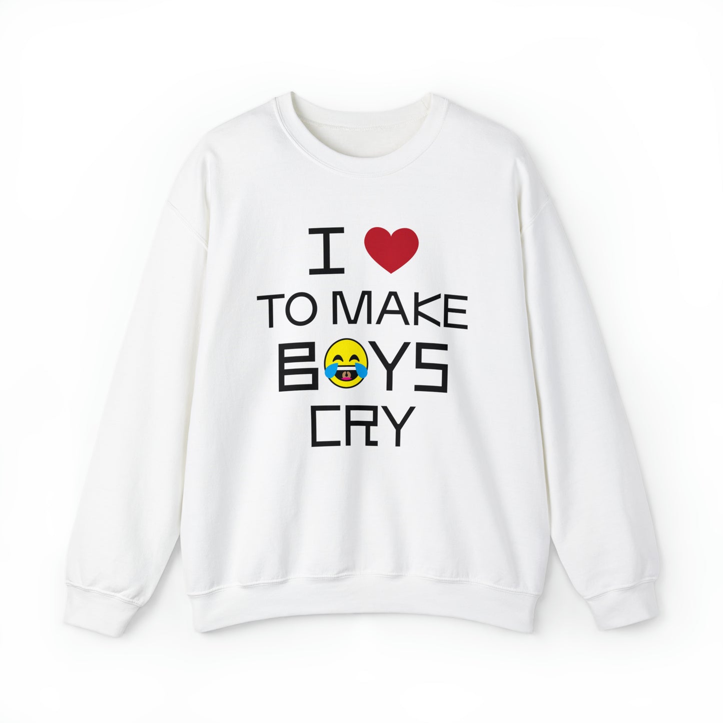 Love to make boys cry Crewneck Sweatshirt