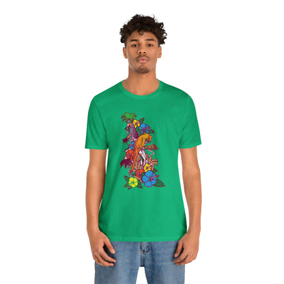 Parrot Jungle Floral T-Shirt