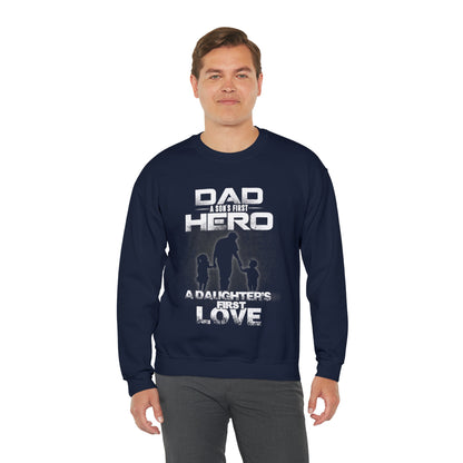 Son's first hero Crewneck Sweatshirt