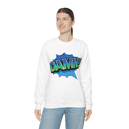 Damn! colorful Crewneck Sweatshirt