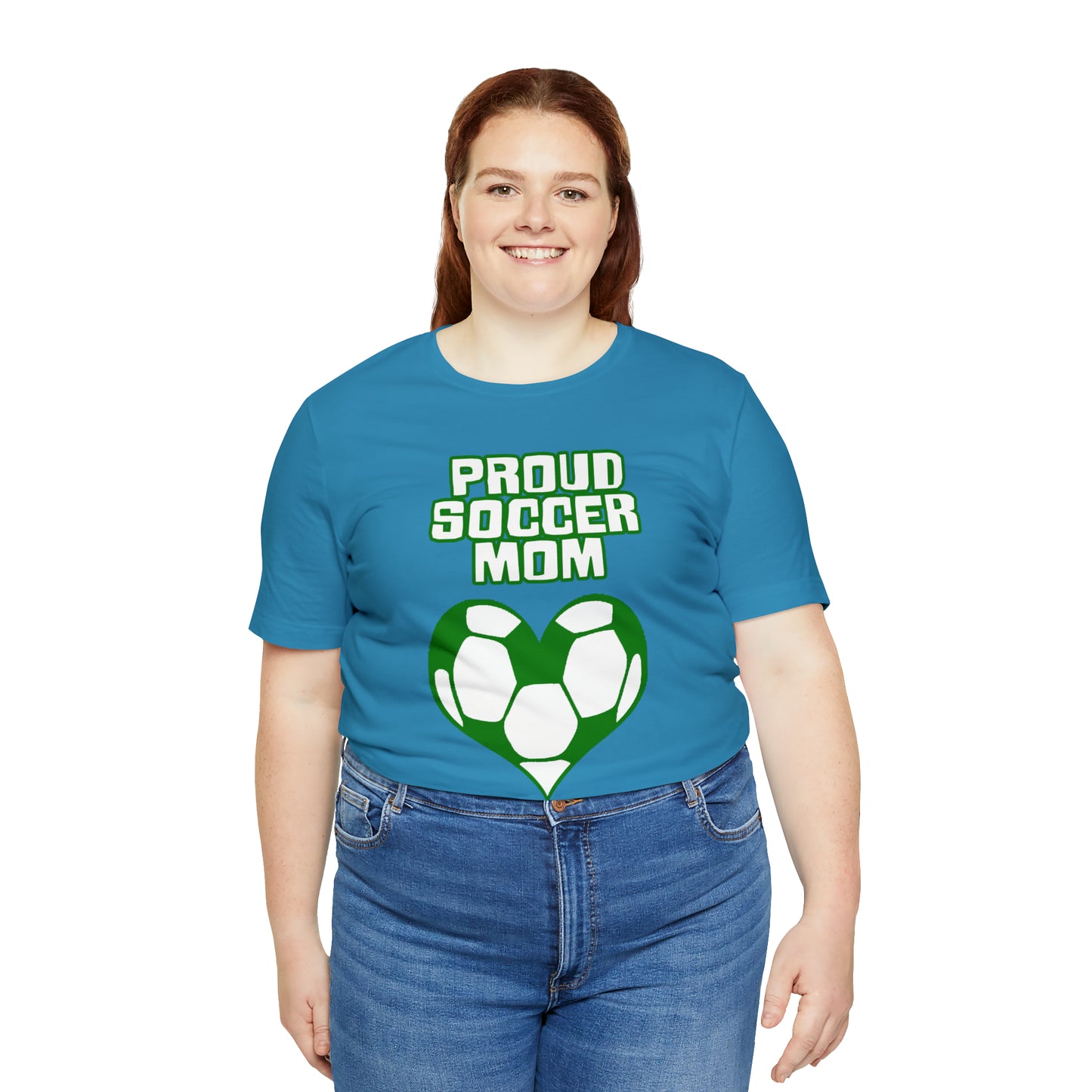 Proud -soccer-mom Heart T-Shirt