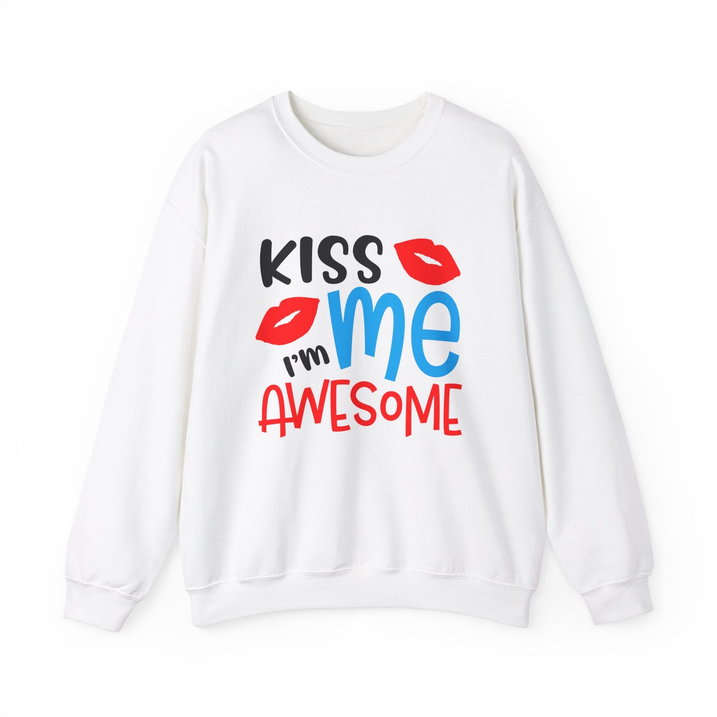 Kiss Me I'm Awesome Crewneck Sweatshirt