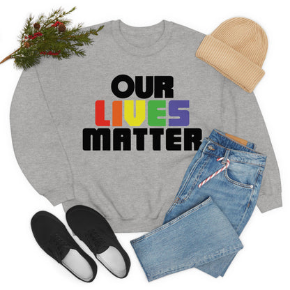 Our lives matter 1 Crewneck Sweatshirt