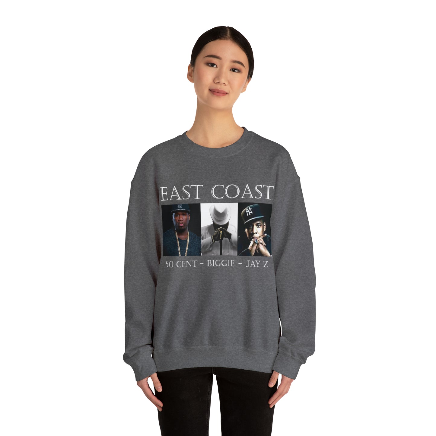 East Coast rappers Crewneck Sweatshirt