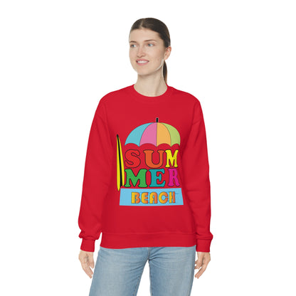 Summer Beach Crewneck Sweatshirt