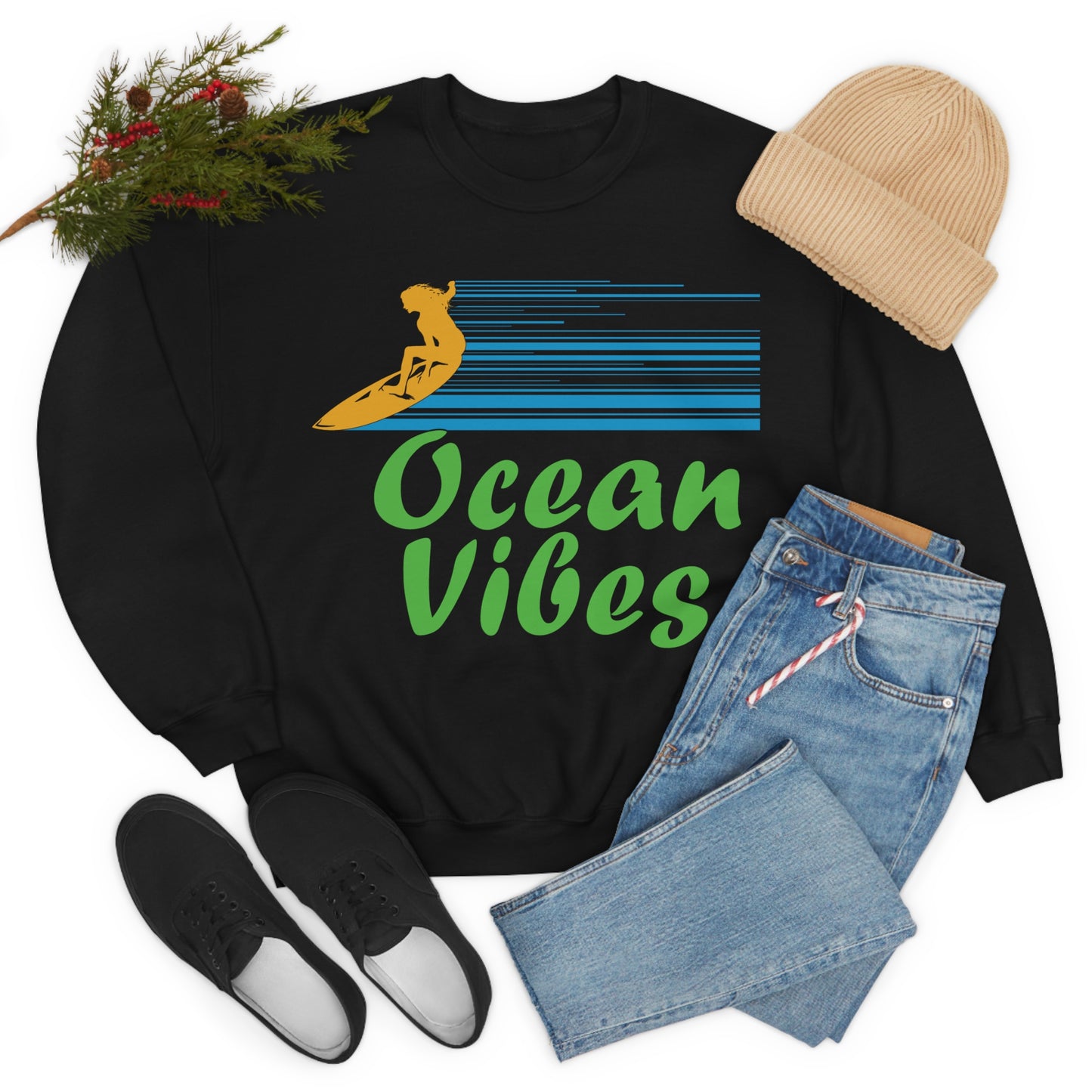 Ocean Vibes Crewneck Sweatshirt