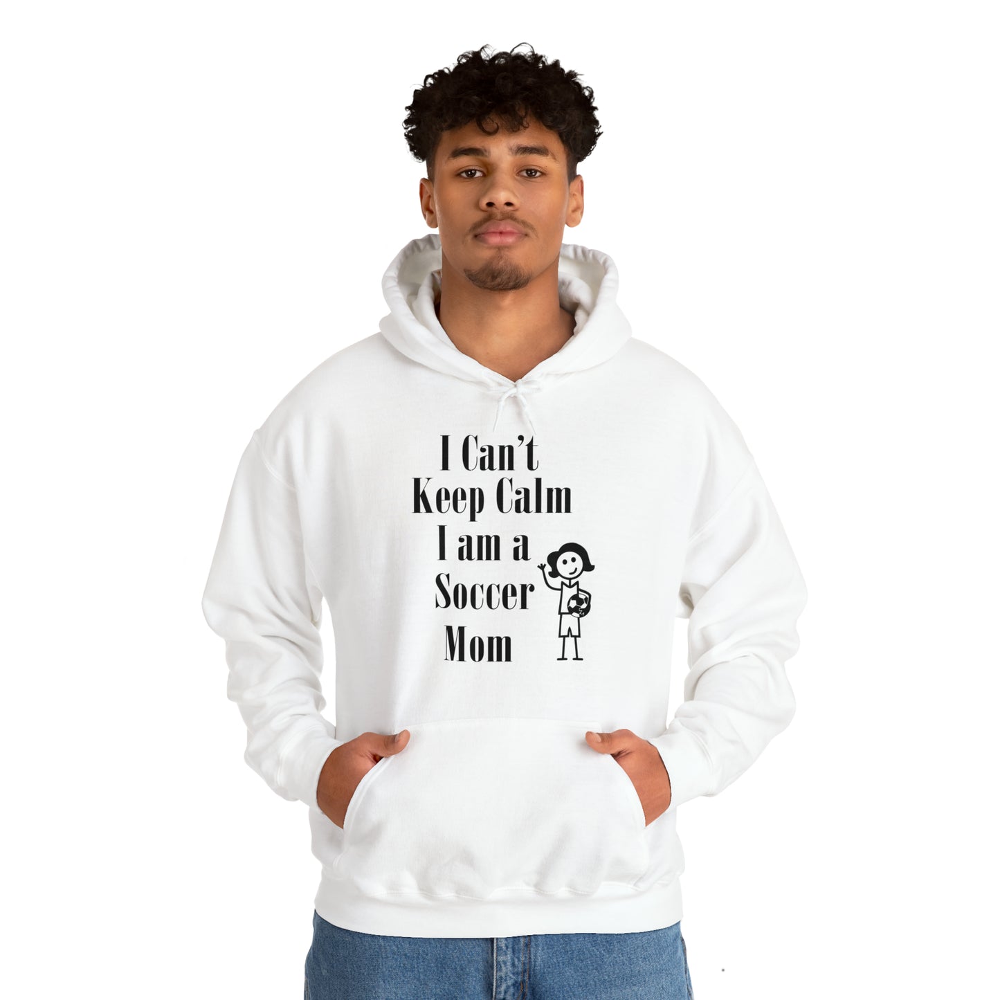 I can't keep calm I'm a soccer mom Hoodie