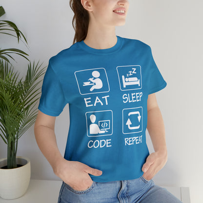 Eat sleep Code Repeat T-Shirt