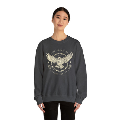 Find your fire and fight it Crewneck Sweatshirt