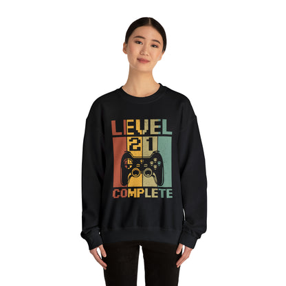 level 21 complete Crewneck Sweatshirt