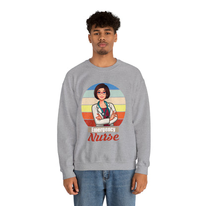 Emergency Nurse Crewneck Sweatshirt