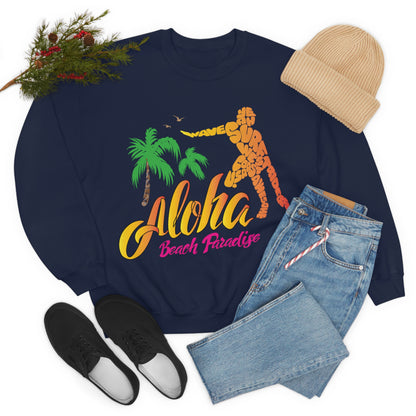 Aloha Beach Paradise Crewneck Sweatshirt