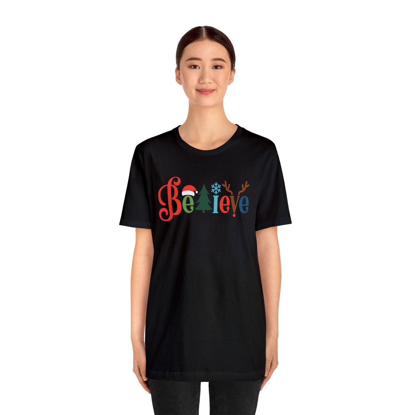 Believe tree Christmas T-Shirt