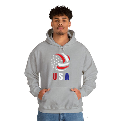 USA Volleyball Flag Hoodie