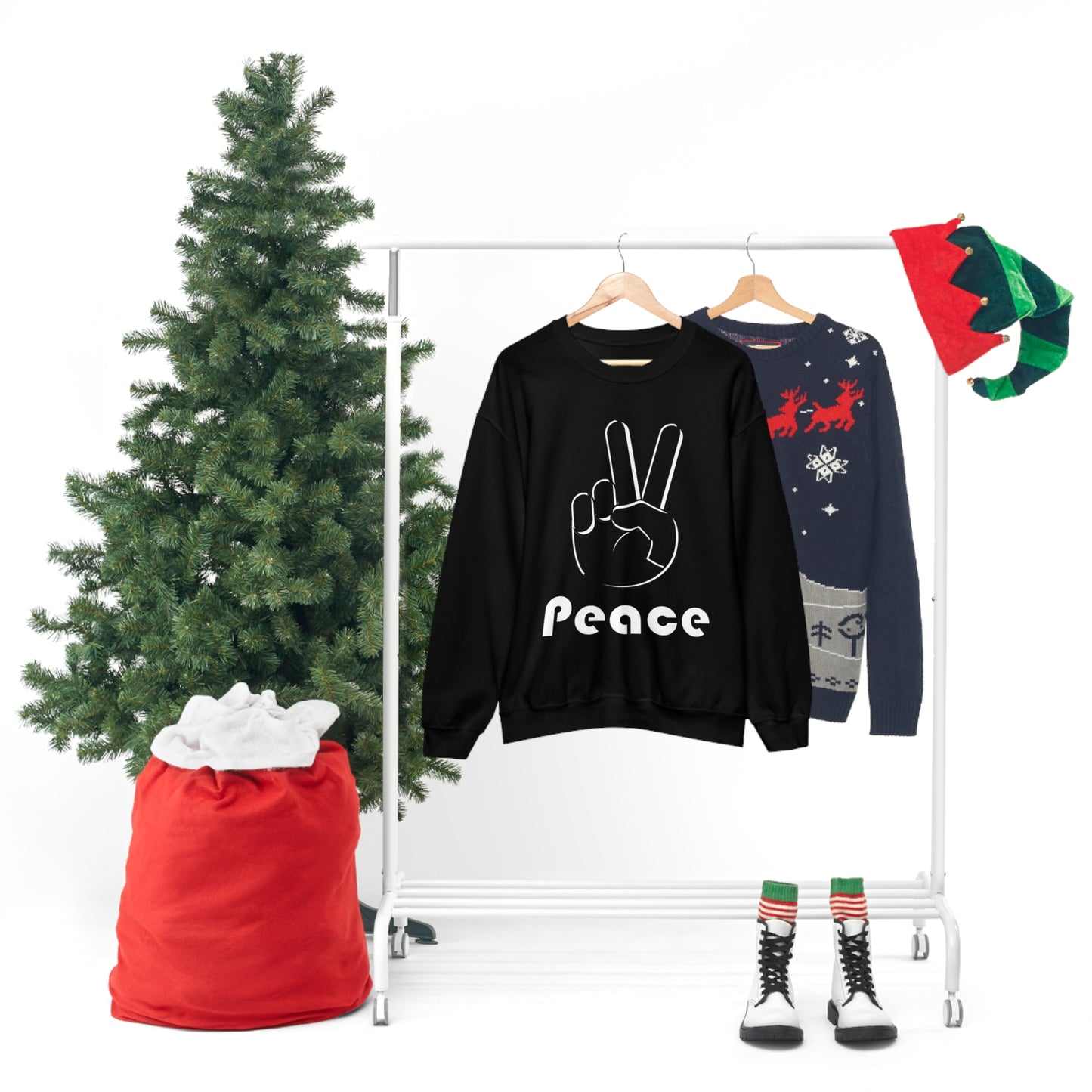 Peace Hand Crewneck Sweatshirt