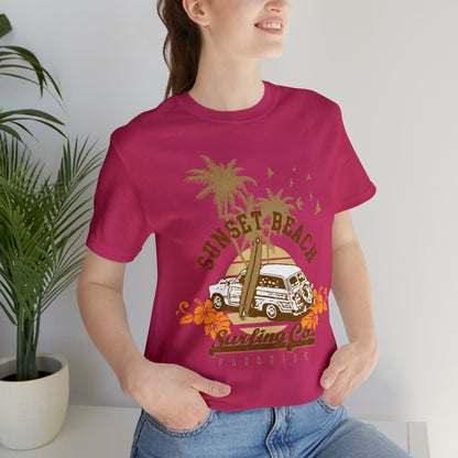 Sunset Beach Surfing Paradise T-Shirt