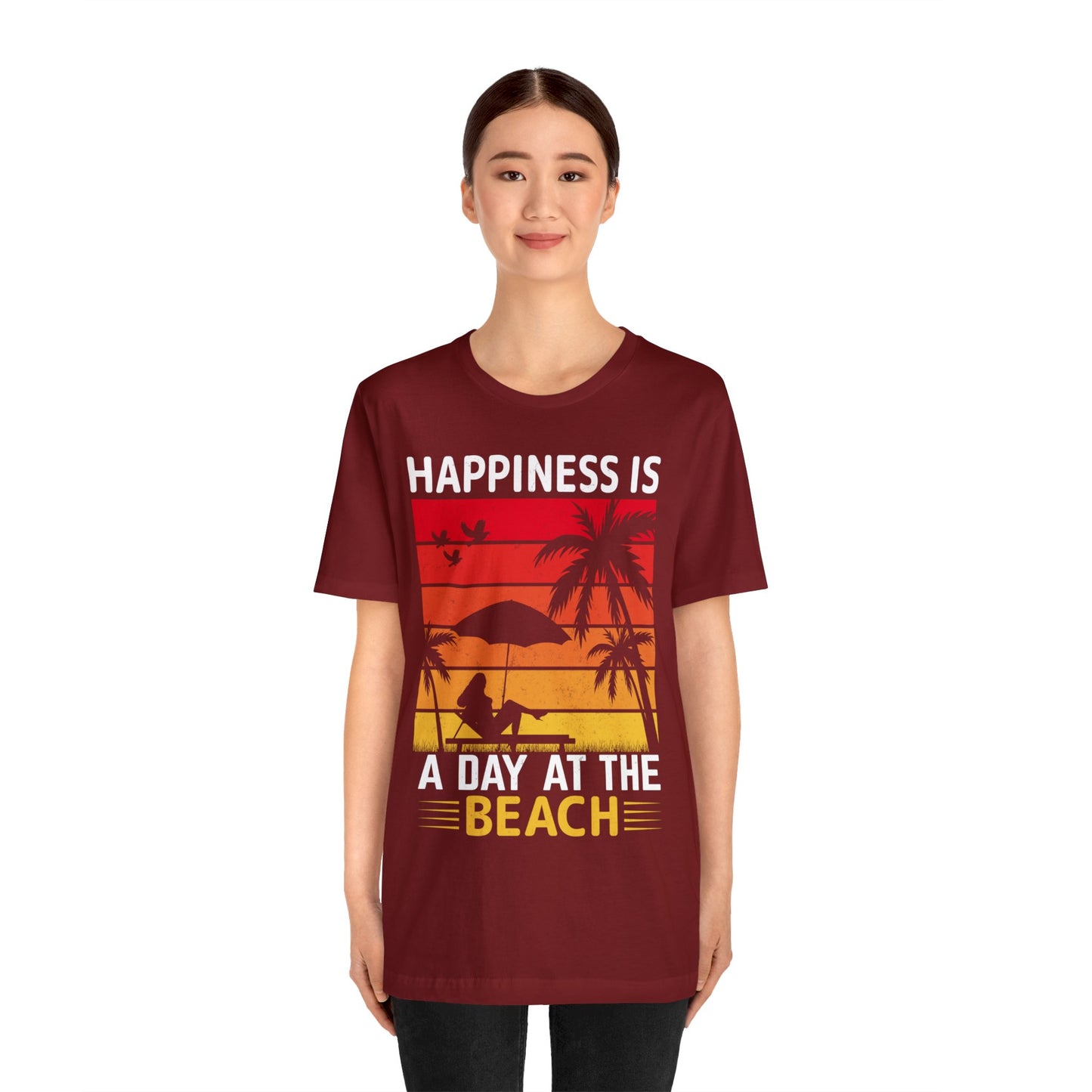 Happiness is at the beach Vintage T-Shirt