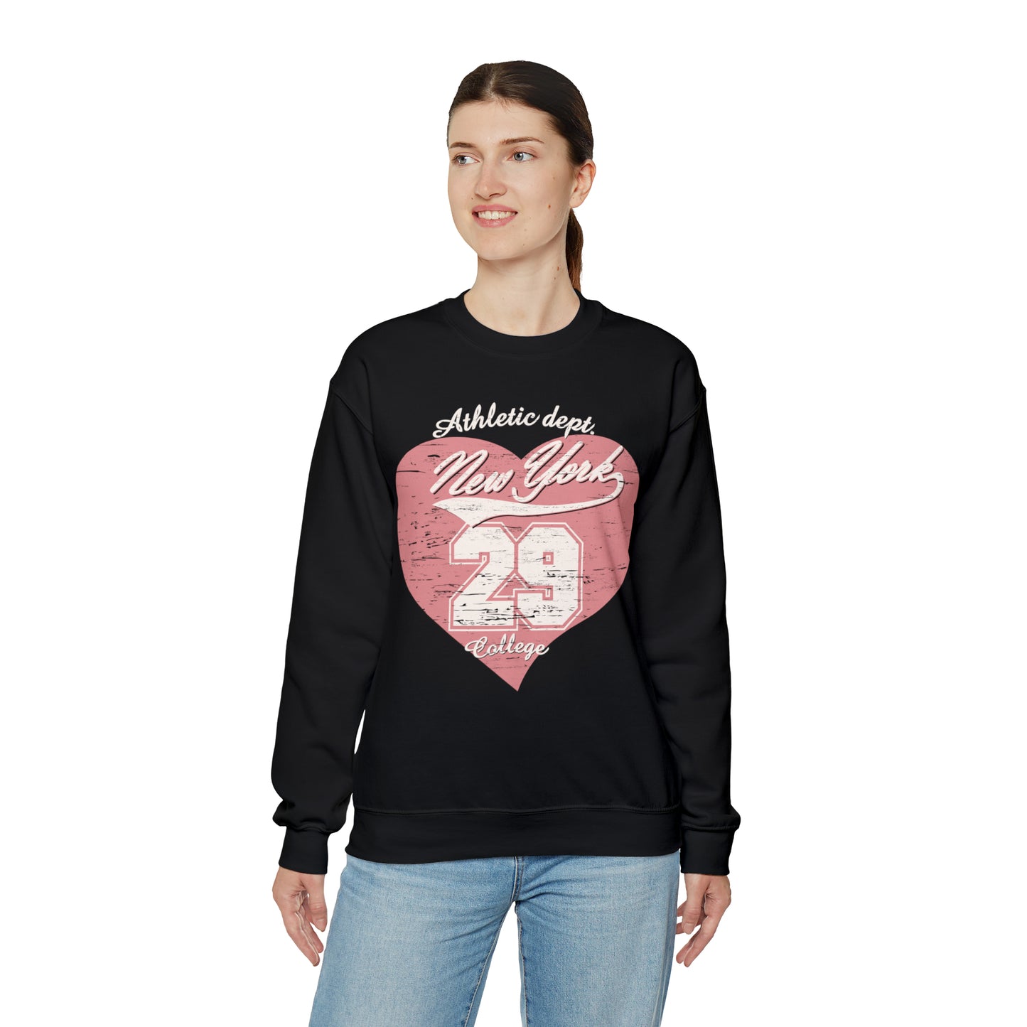 Love for NY College Crewneck Sweatshirt