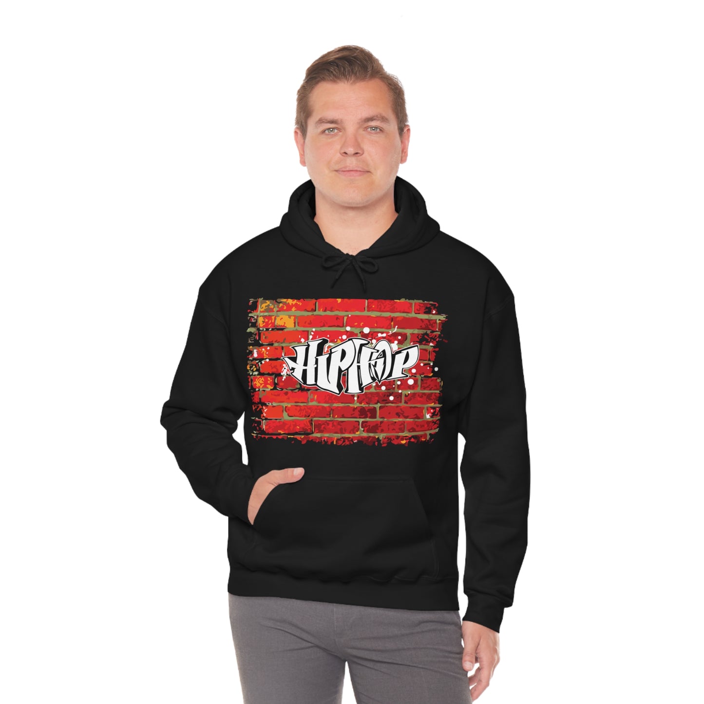 Hip Hop graffiti on the wall Hoodie