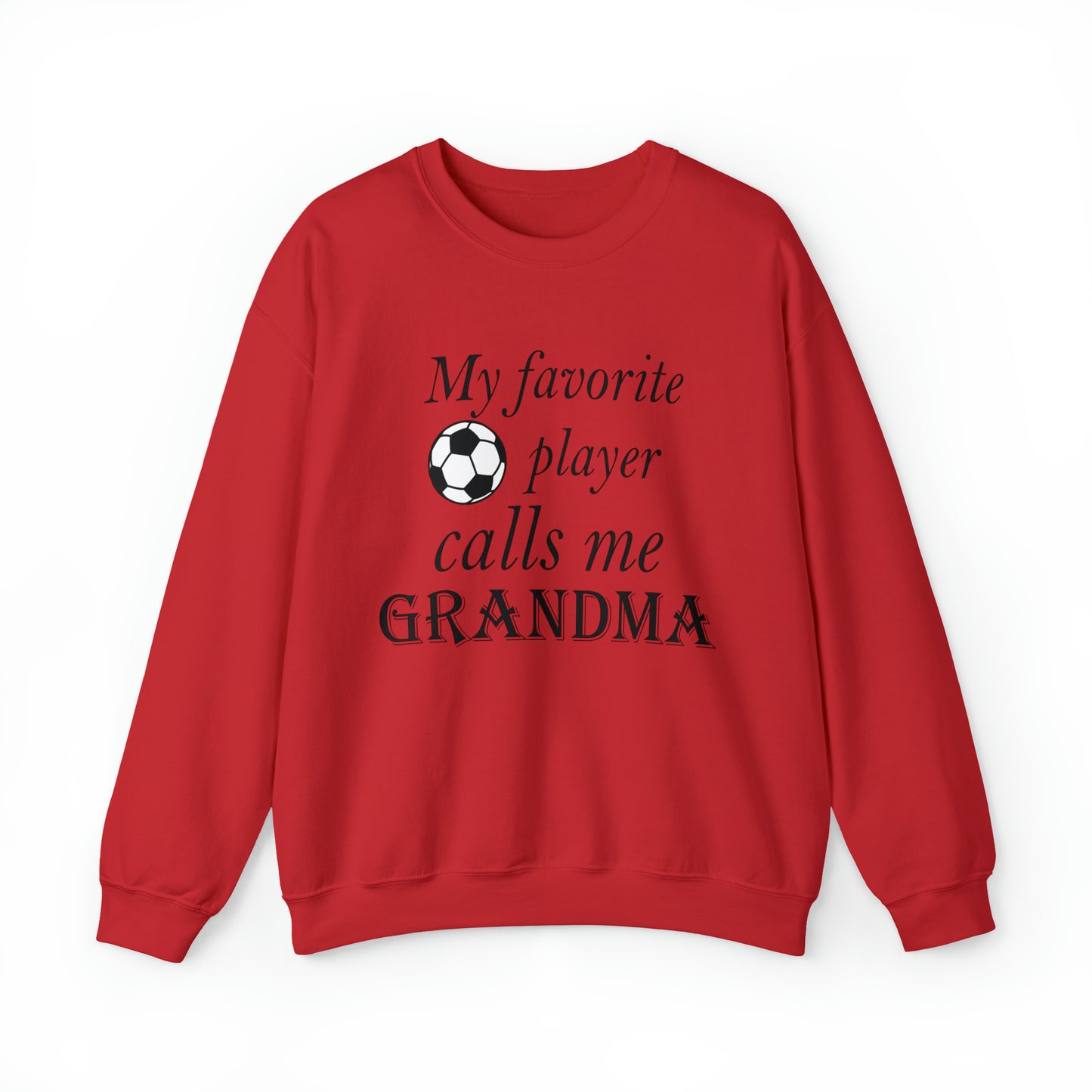 Grandma Favorite Soccer Player Crewneck Sweatshirt