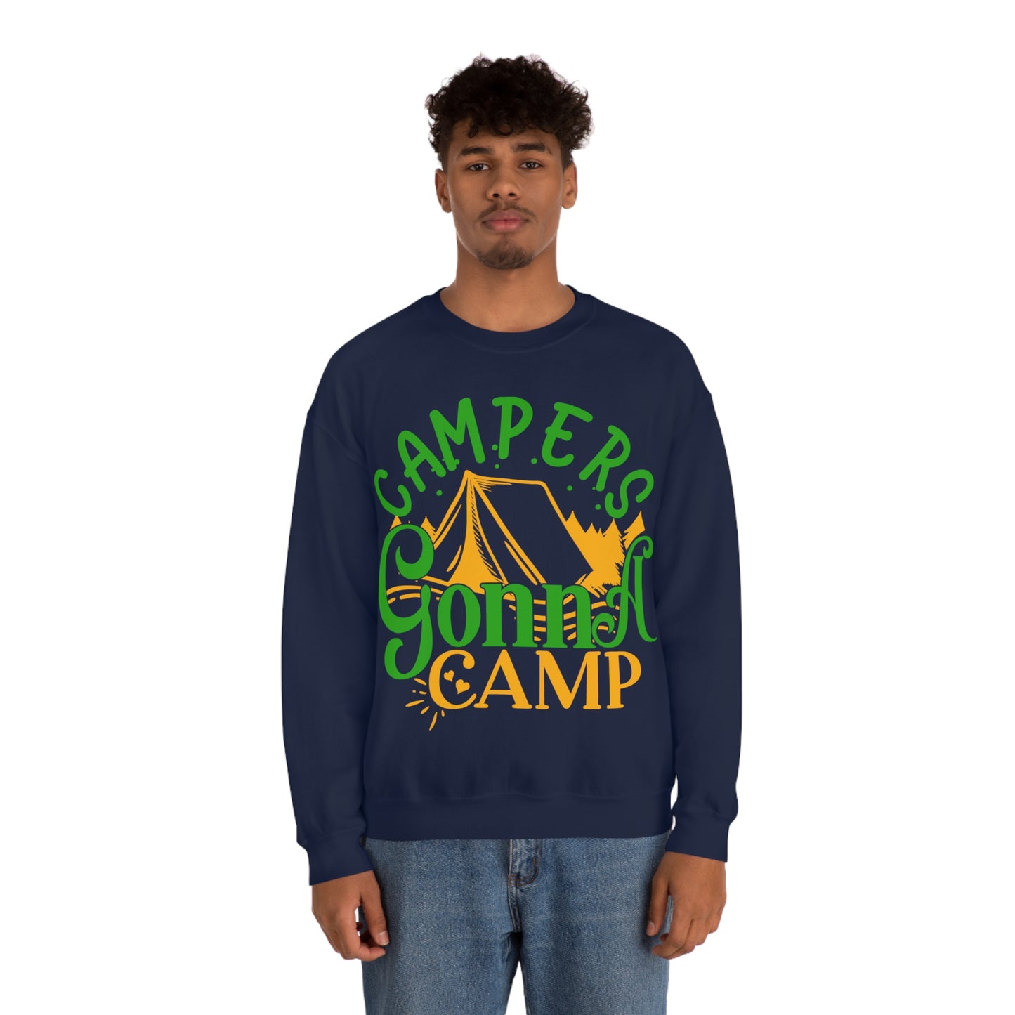 Campers Gonna Camp Crewneck Sweatshirt