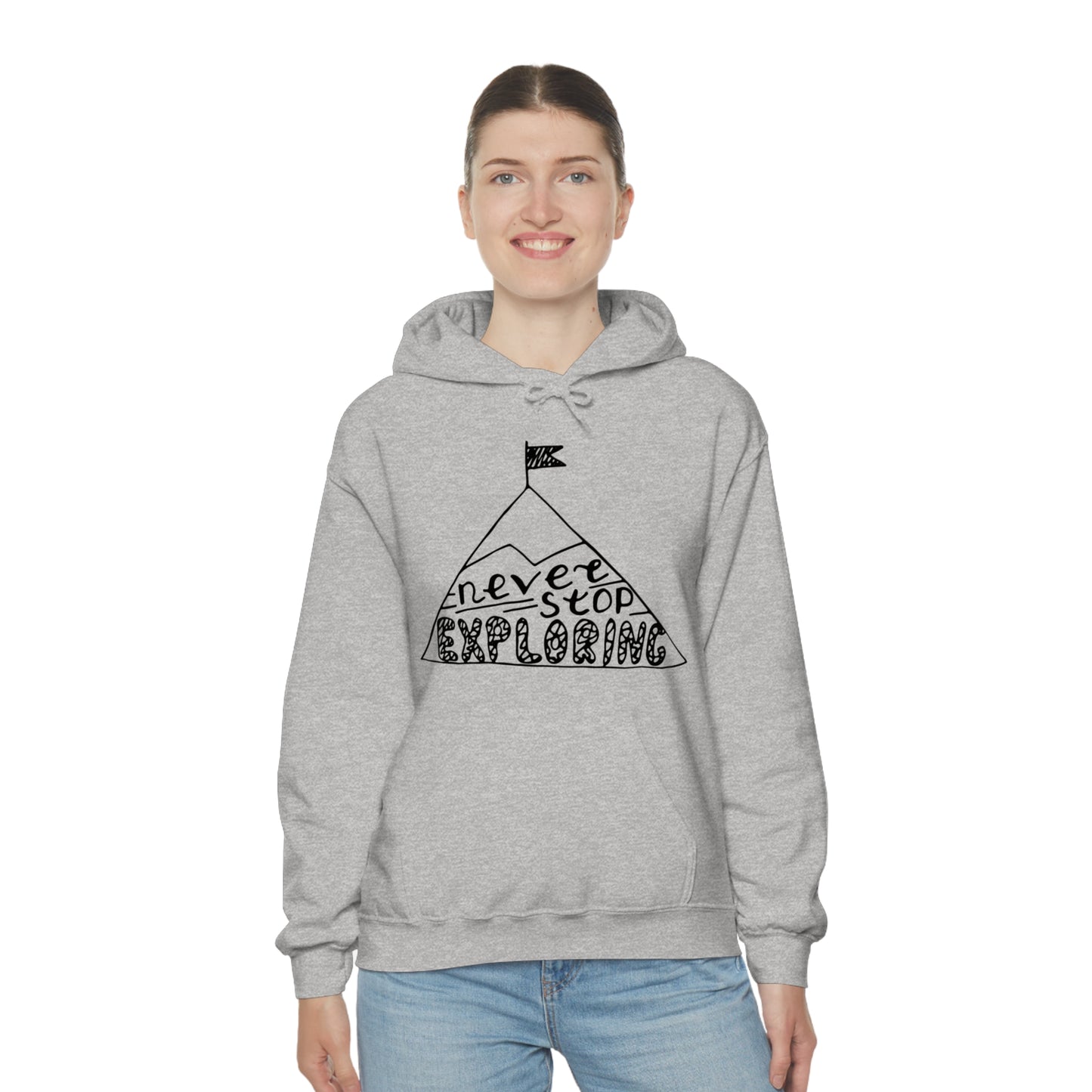 Never stop exploring Hoodie