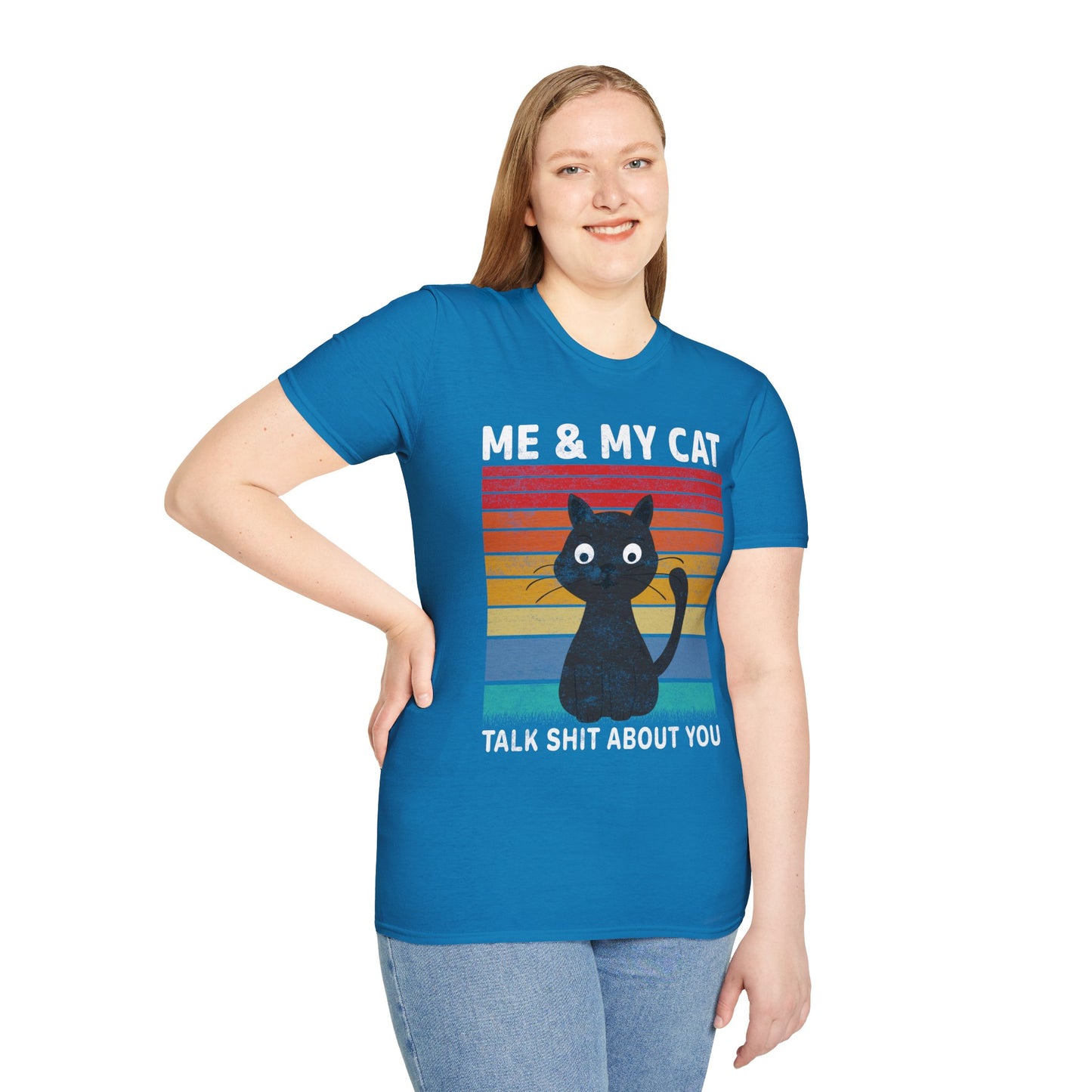 Me and my cat talk about you vintage T-Shirt