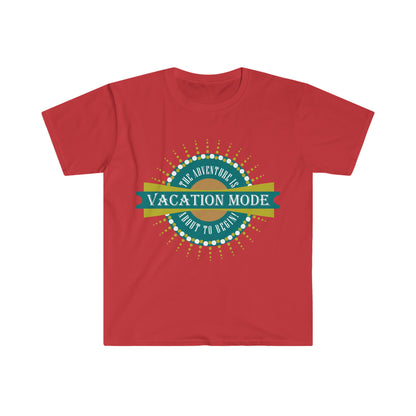 Vacation Mode The Adventure Is About To Begin T-Shirt