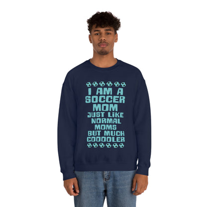 Cooler soccer mom Crewneck Sweatshirt