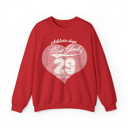 Love for NY College Crewneck Sweatshirt