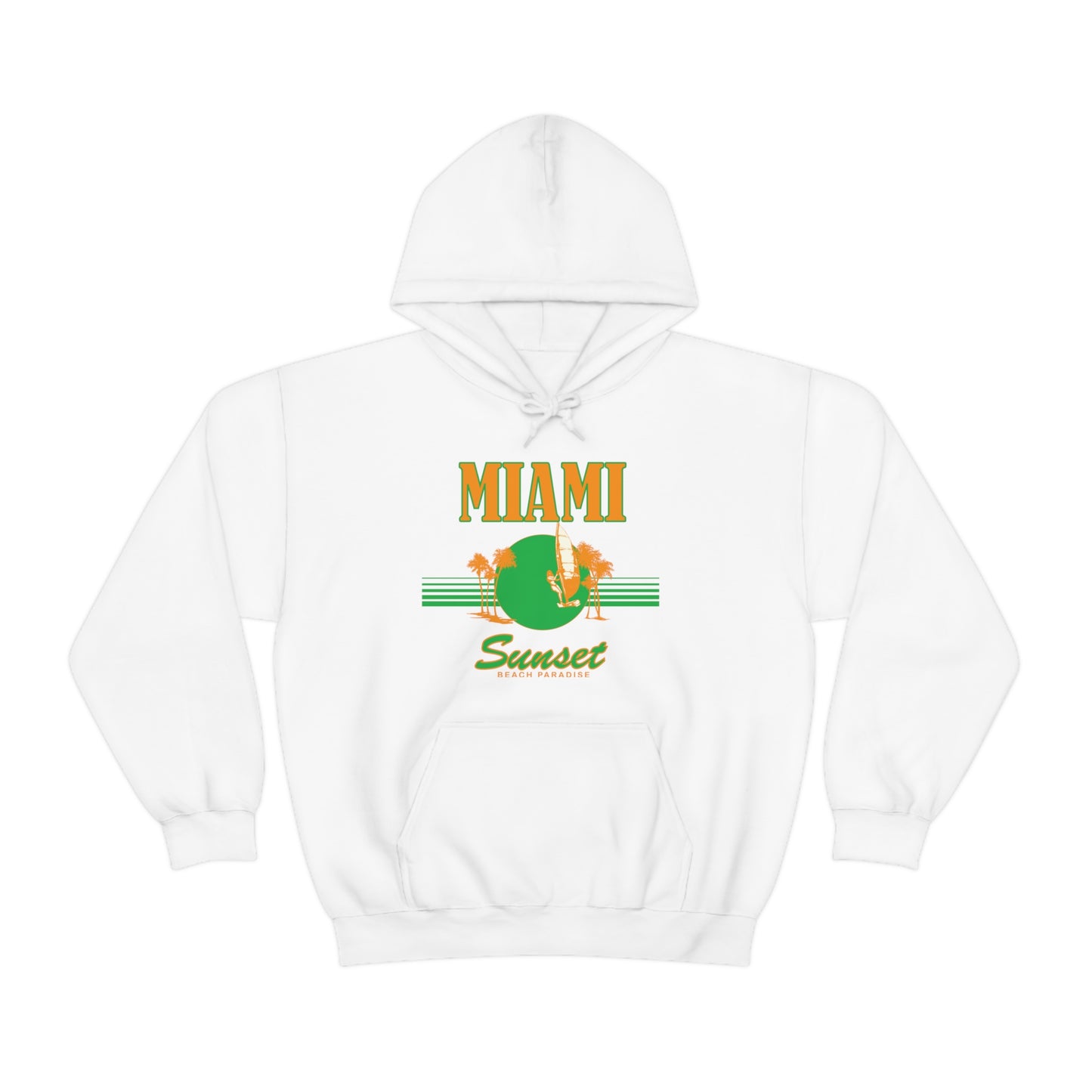 Miami Sunset Beach Paradise Hoodie