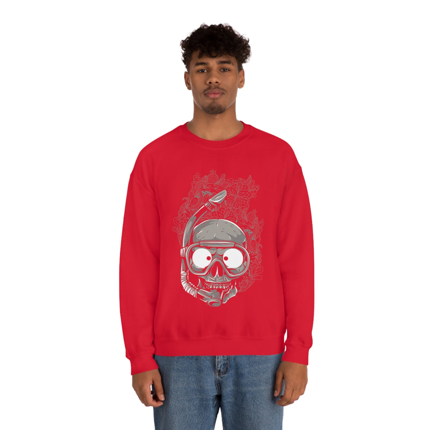 Skull Diver Crewneck Sweatshirt