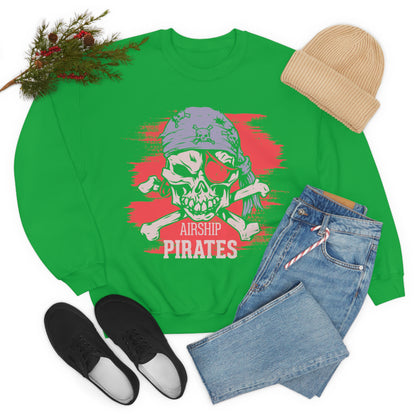 Airship Skull Pirate Crewneck Sweatshirt