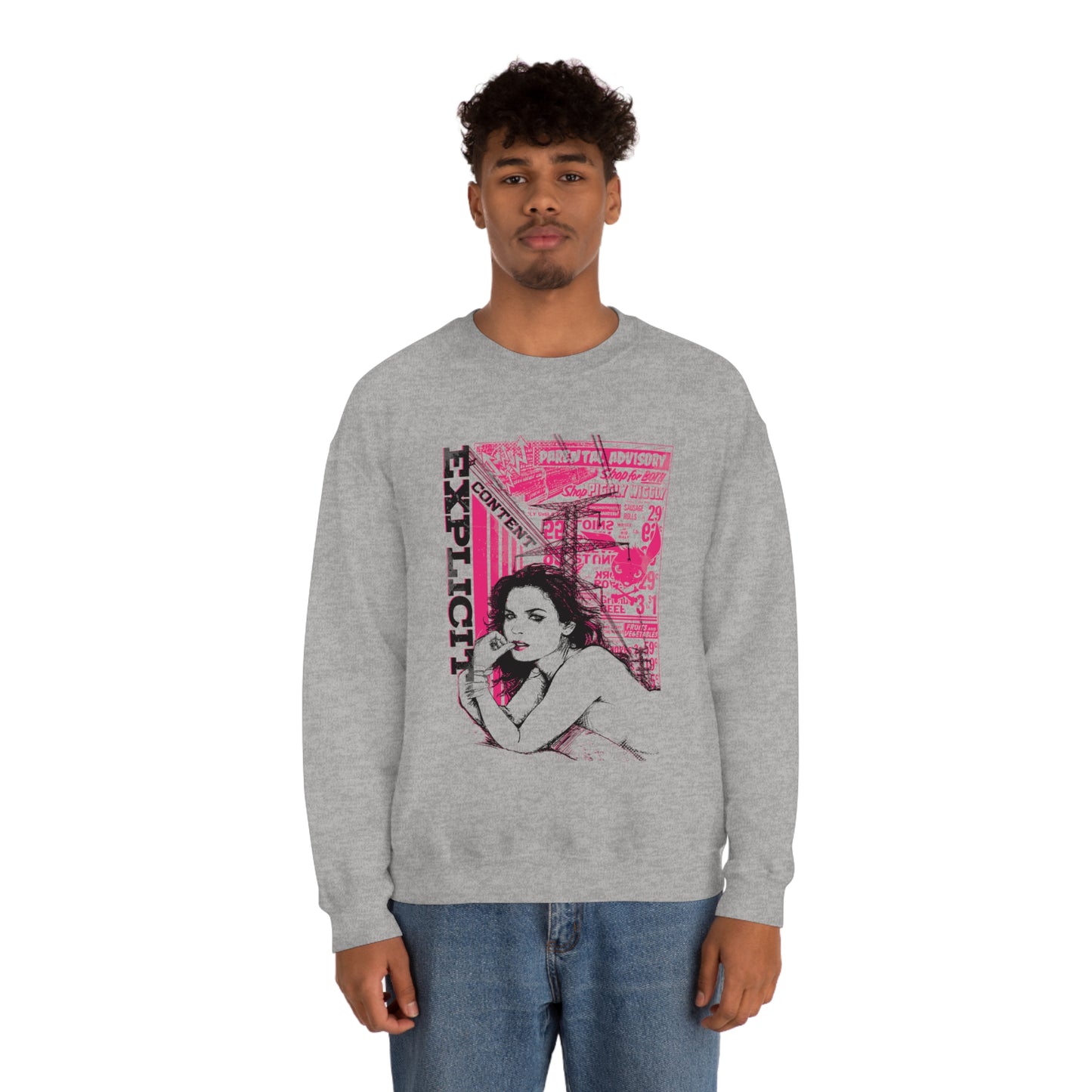 Explicit content Crewneck Sweatshirt