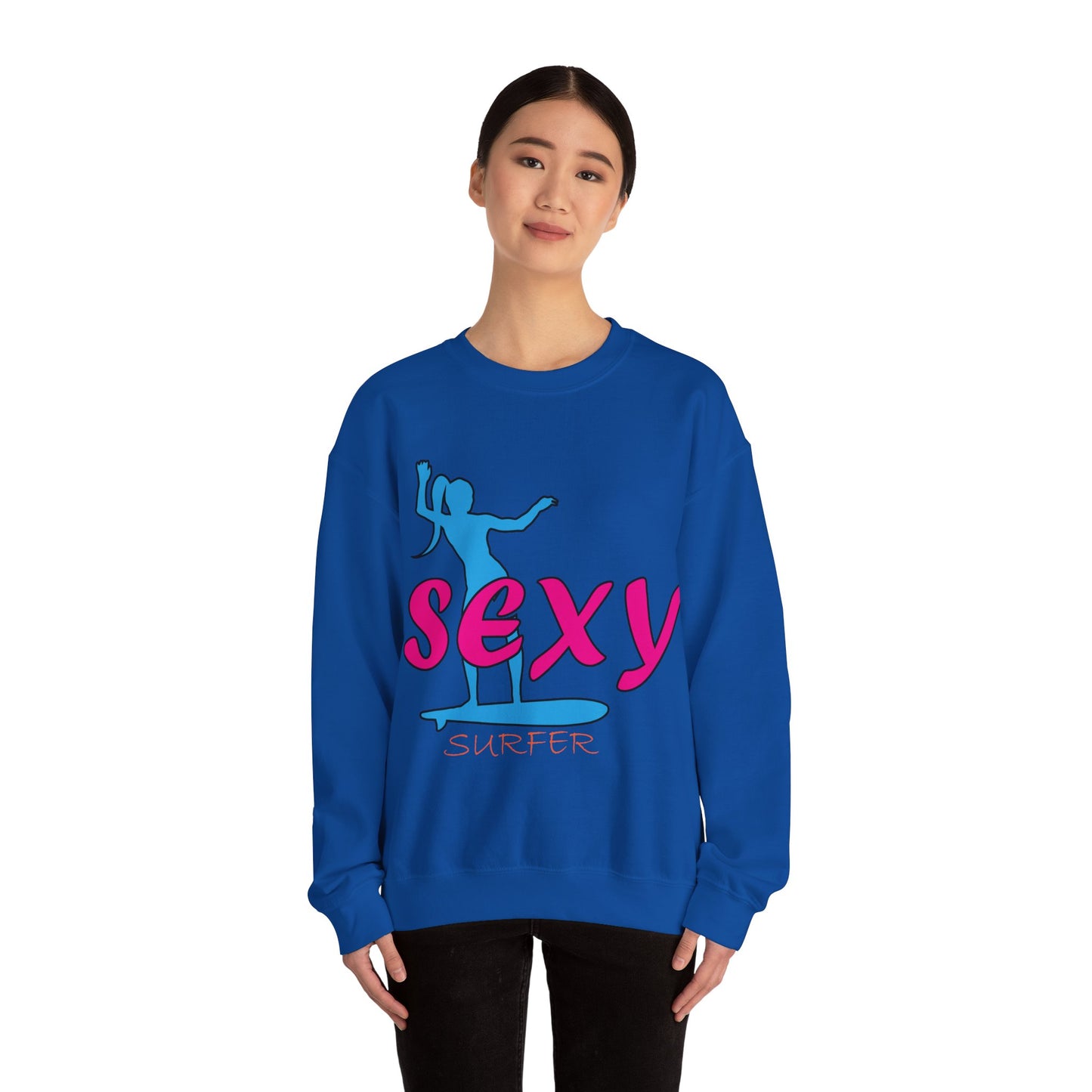 Sexy Surfer Crewneck Sweatshirt