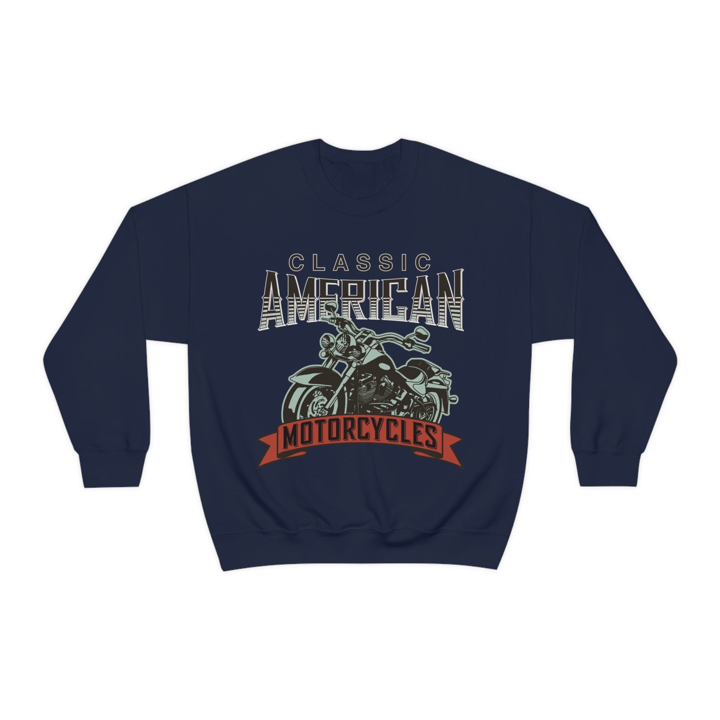 Classic American motorcycles Crewneck Sweatshirt