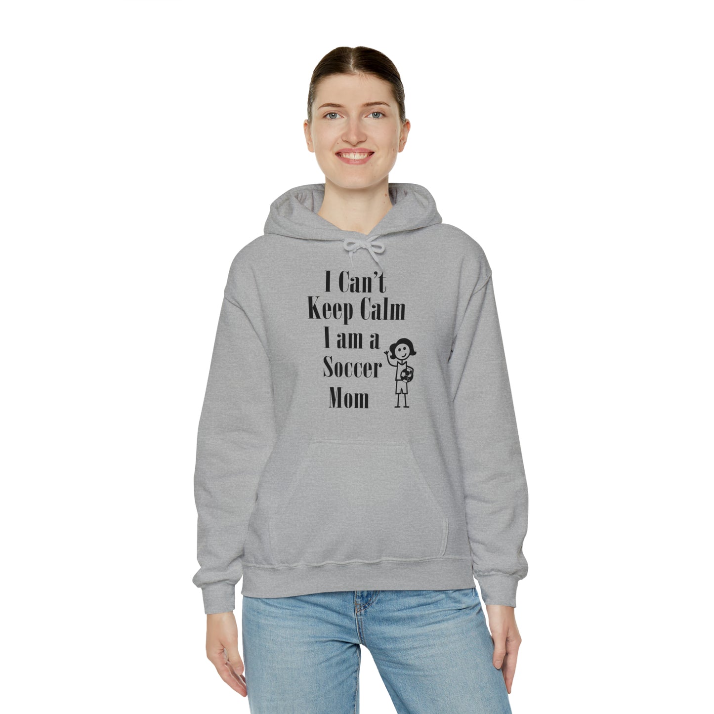 I can't keep calm I'm a soccer mom Hoodie