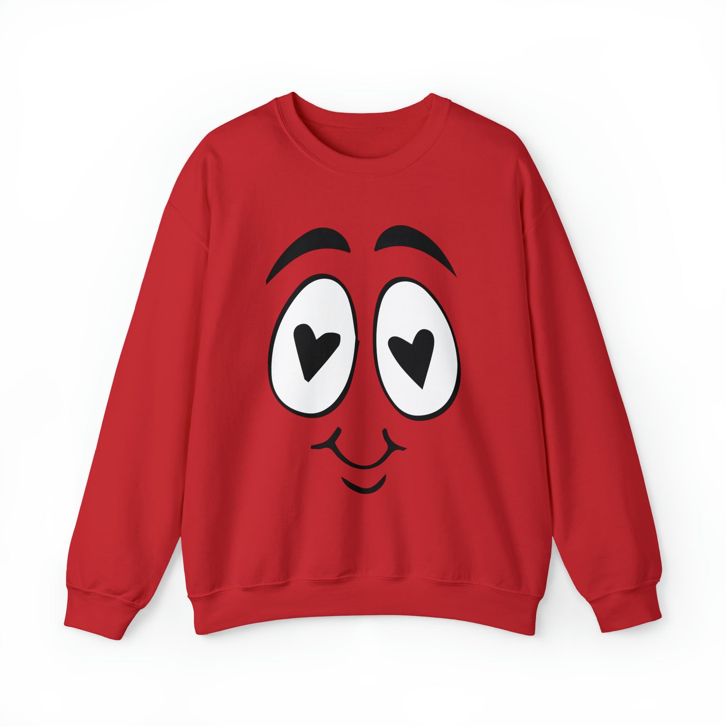 In Love face Crewneck Sweatshirt