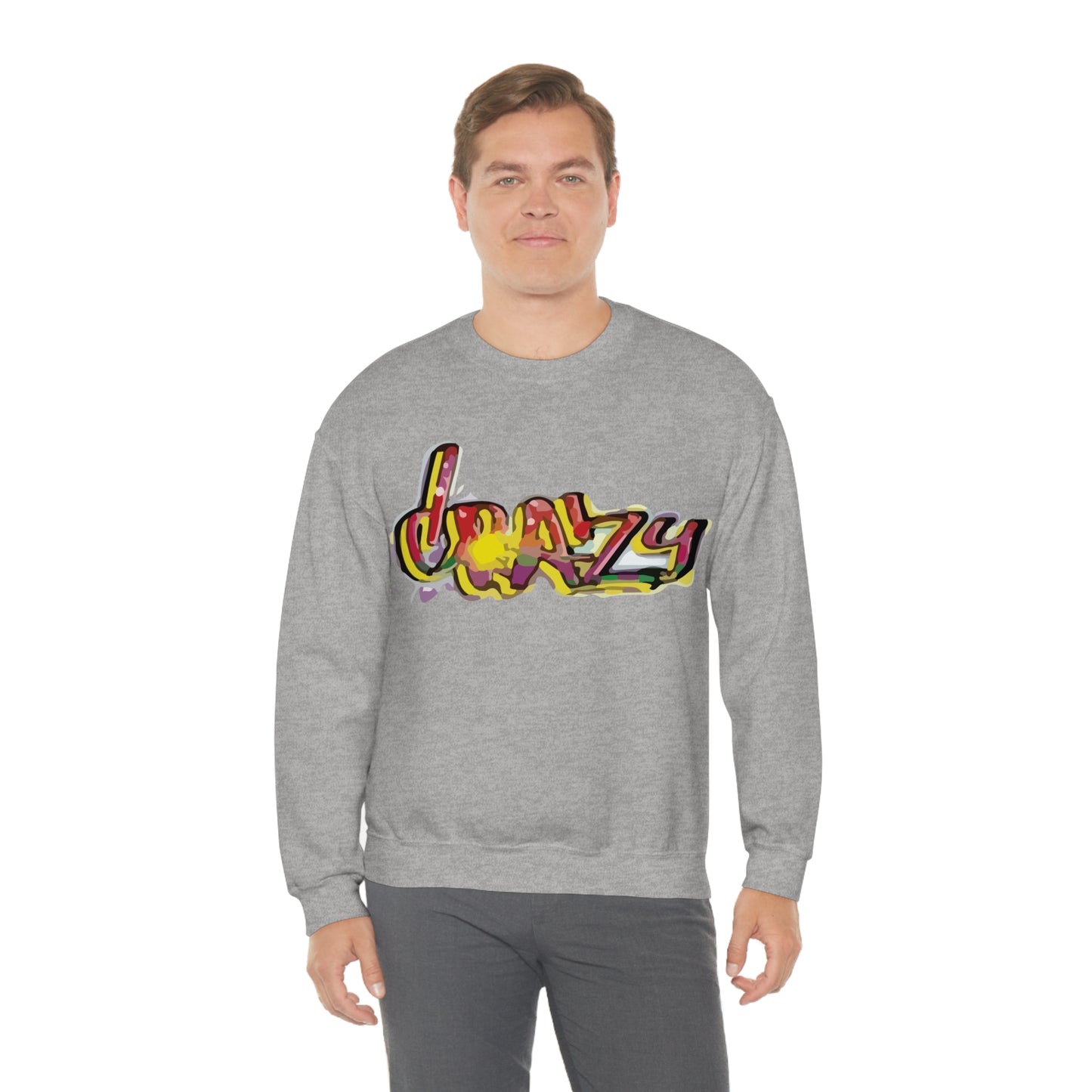 Crazy graffiti Crewneck Sweatshirt