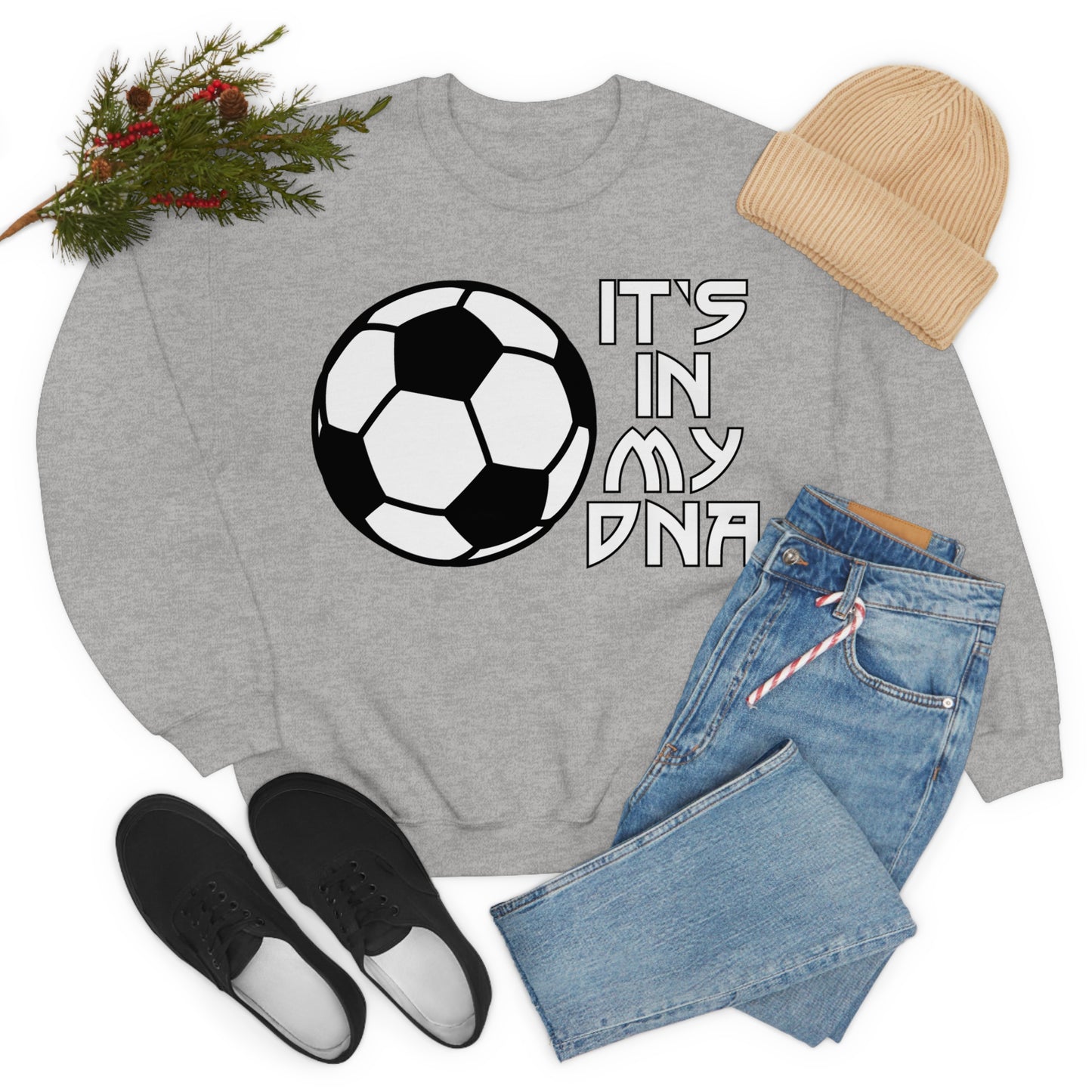 Soccer is in my DNA Crewneck Sweatshirt