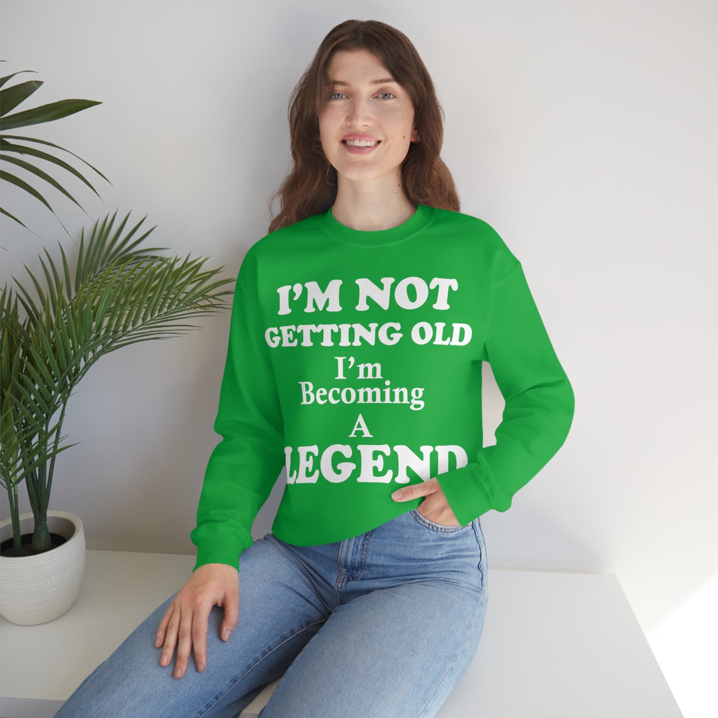 Becoming a legend Crewneck Sweatshirt