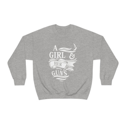 A Girl and Her Guns Crewneck Sweatshirt