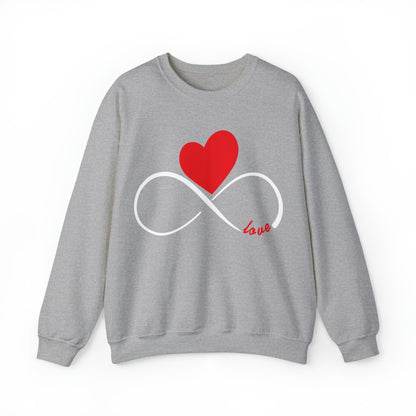 Love Infinity Heart Crewneck Sweatshirt