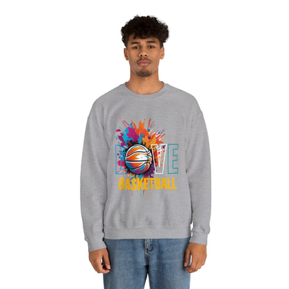 Love basketball Crewneck Sweatshirt