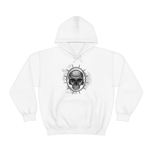 Skull Chain Splatter Hoodie