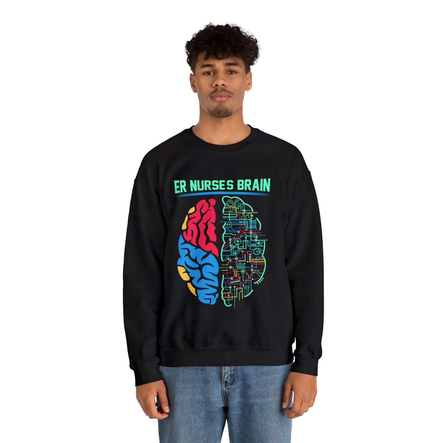 Nurses brain Crewneck Sweatshirt