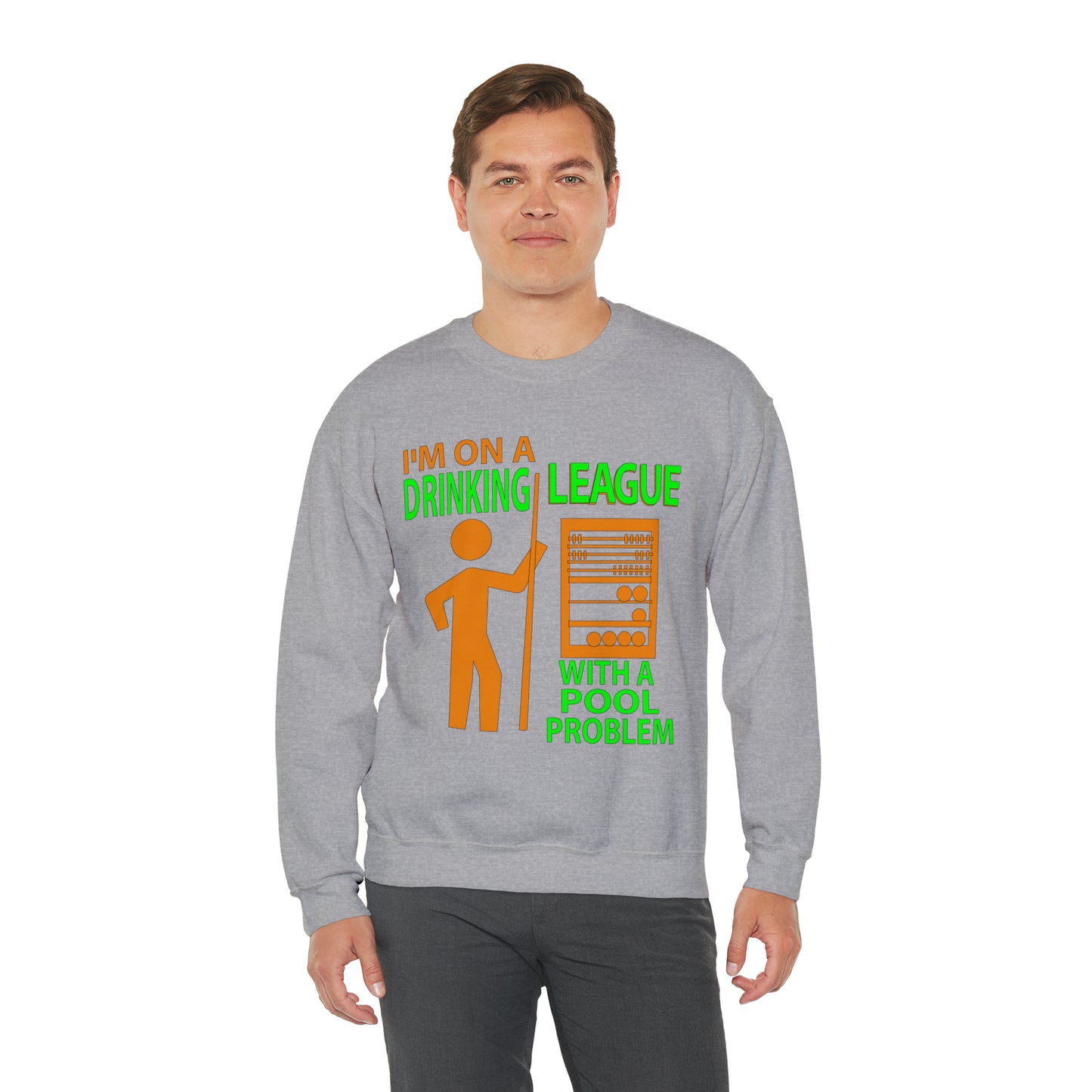 DRINKING POOL LEAGUE Crewneck Sweatshirt