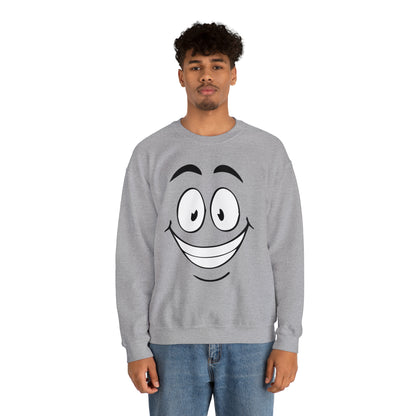 Big smile face Crewneck Sweatshirt