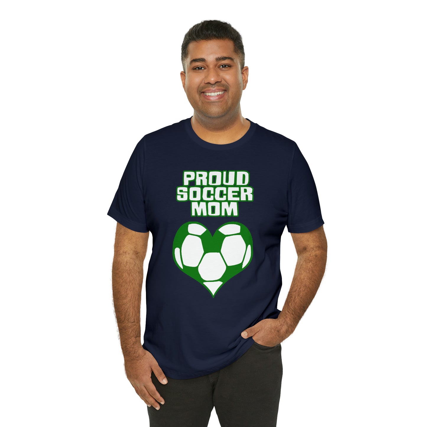 Proud -soccer-mom Heart T-Shirt